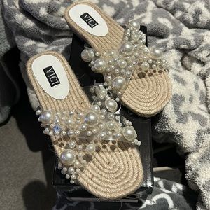 Brand new in box, never worn.  VICI sandals